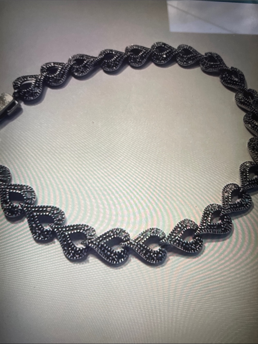 Sterling Silver and Marcasite Vintage Women’s Bracelet